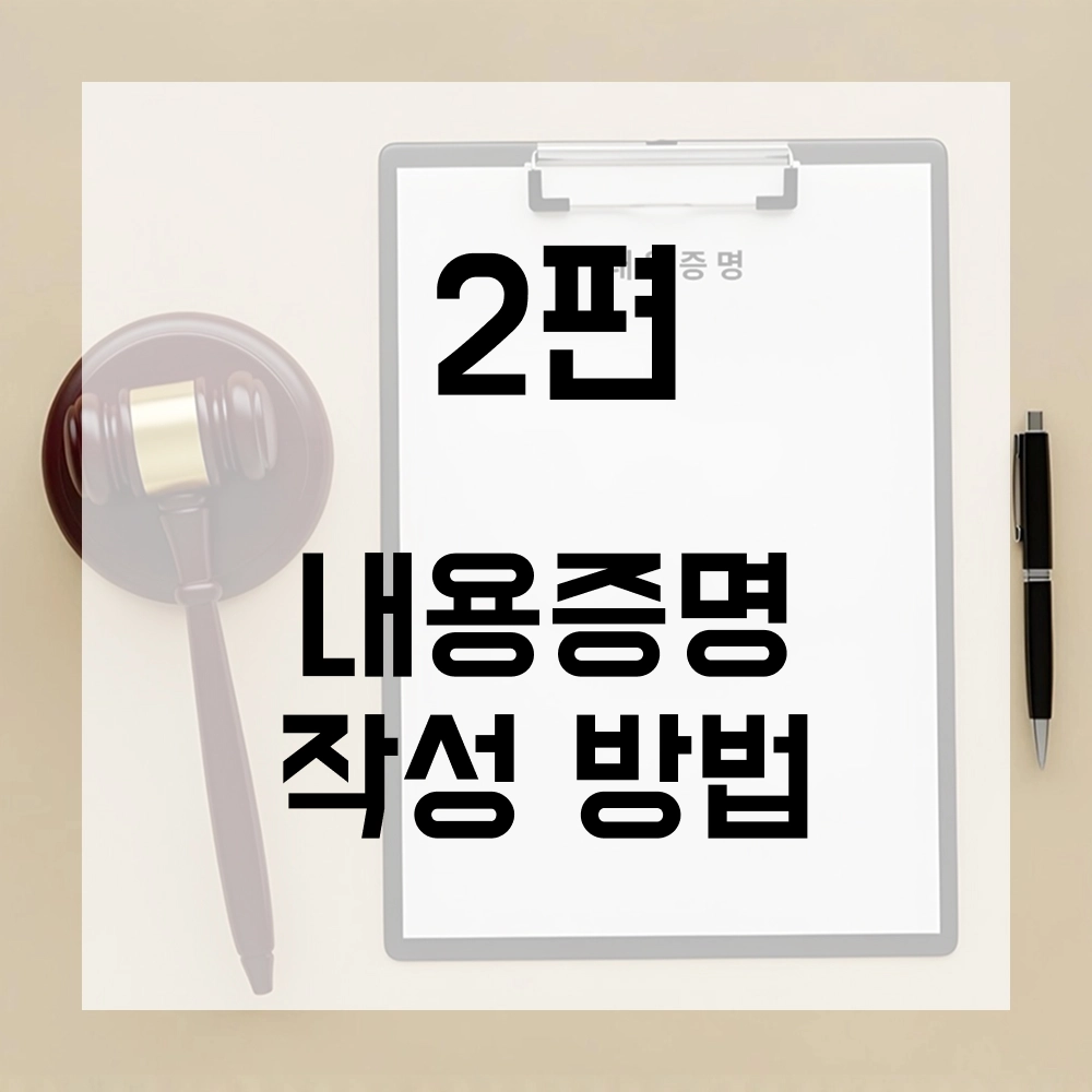 내용증명 본문 작성 방법: 육하원칙과 상황별 표준 문구 (예시 포함)